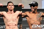 Alan Jouban (l.) und Danny Roberts kämpfen bei UFC Hamburg. (Foto: Florian Sädler)